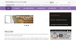 Desktop Screenshot of bibleandspirituallife.org