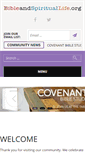 Mobile Screenshot of bibleandspirituallife.org